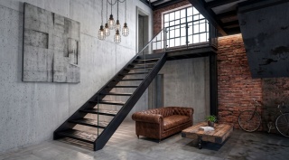 Stopnie Black Modern