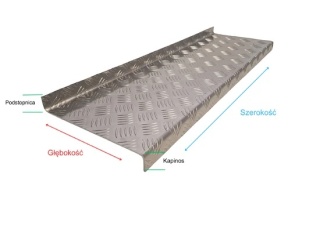 Stopnie schodowe nakładki - aluminiowe